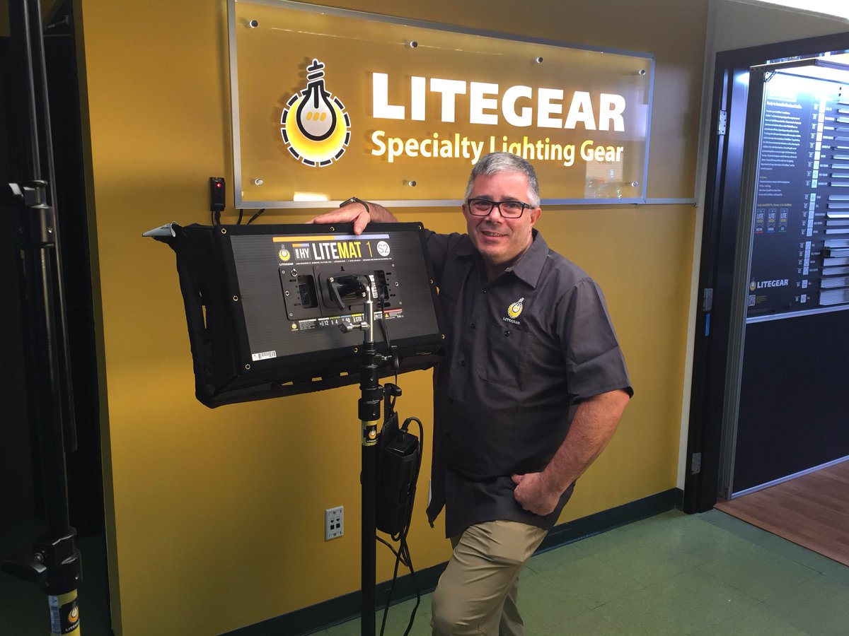 It’s official I am now with LiteGear @litegear #LDI2017