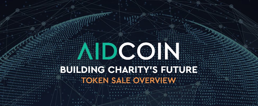 An Overview of the AidCoin Token Sale, starting next Monday November 20th 
Bringing Non-Profits to the blockchain. 

Read more here: bit.ly/AidCoinOverview

#ethereum #blockchain #ico #crypto