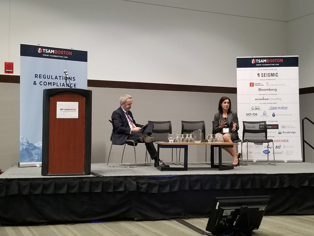 Accudelta's tweet photo. Come talk to @ronangbrennan and Jeanette Turner from @Advise_Tech about N-PORT after the last panel @TSAMbuyside in Boston. We’d love to hear your questions! #TSAM2017 https://t.co/4ltMMdn43I