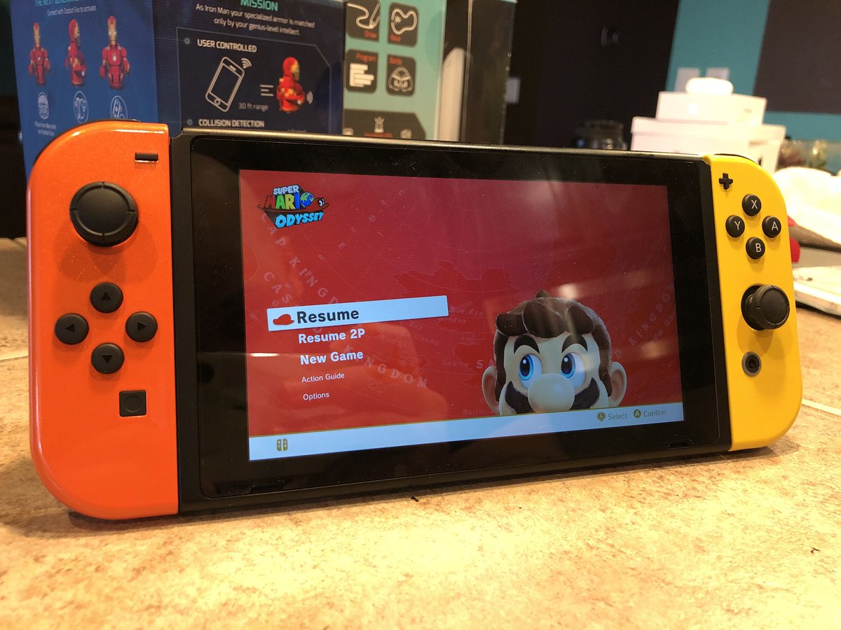 yellow joycons