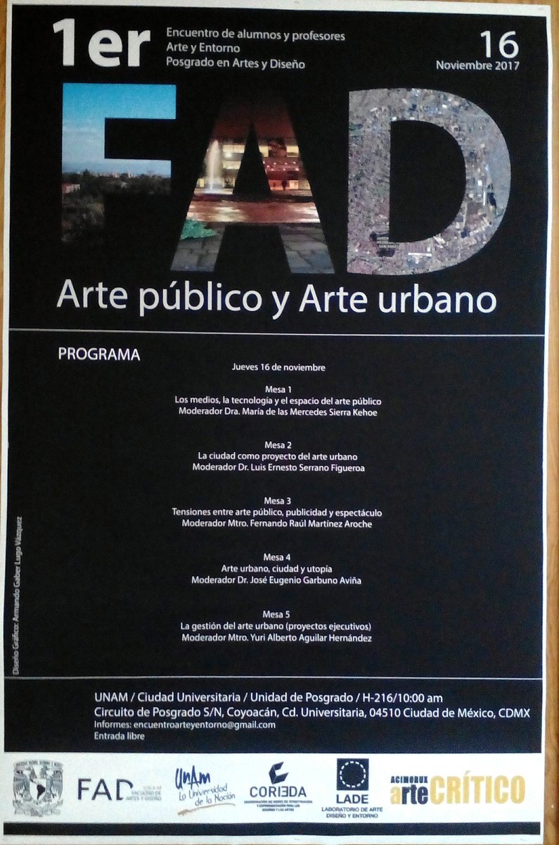 bib_fadacademia's tweet photo. #Encuento #ArtePublico y #ArteUrbano https://t.co/tb8RkjziHH