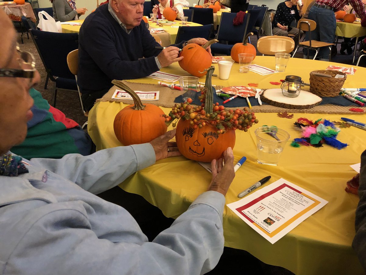 VisitSeniors's tweet photo. #Creativityinaging The #seniors and #volunteers got their groove on at the #FallLuncheon. Rock on! https://t.co/rBGKyRTDXa