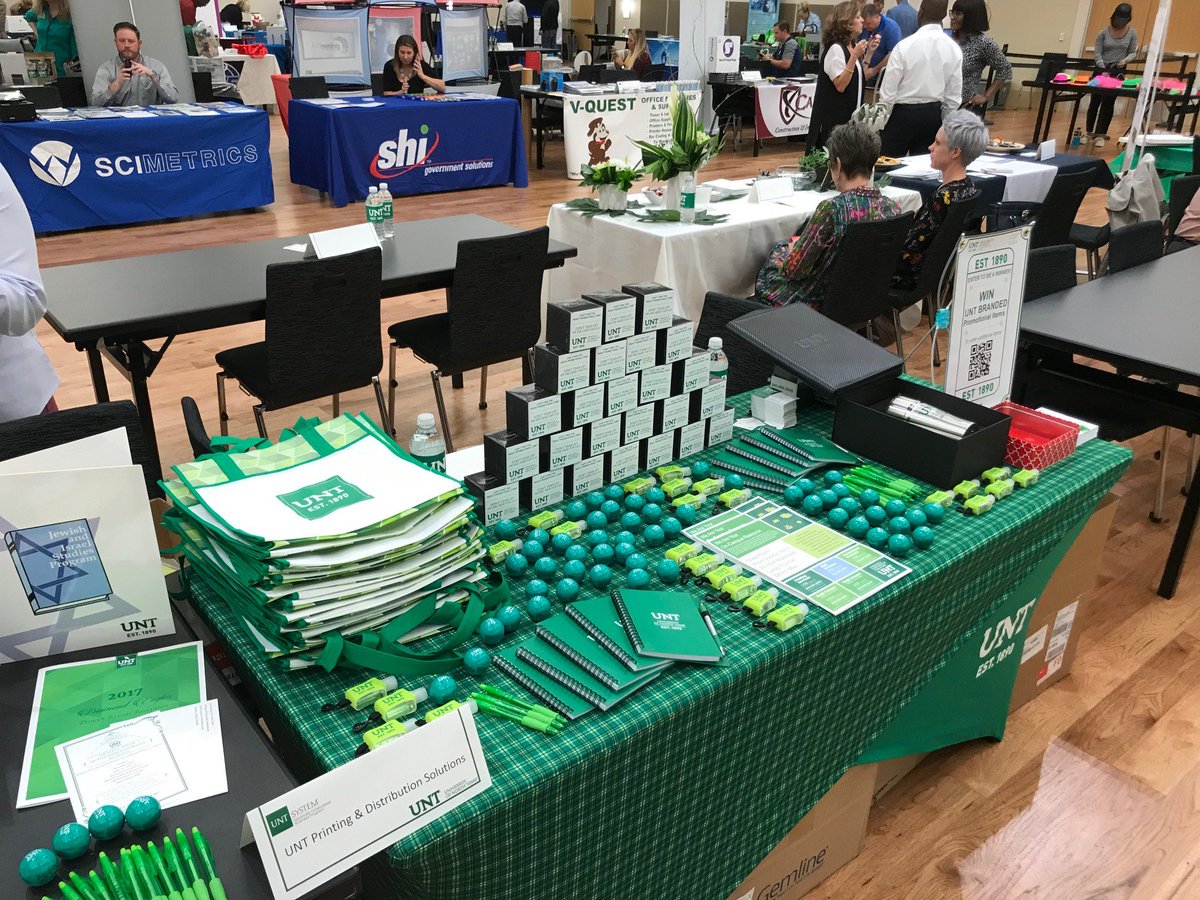 PDSPromo's tweet image. Enjoyed a great day at the HUB Vendor Show! Thanks to everyone who stopped by and picked up our UNT SWAG #PDSPROMO!