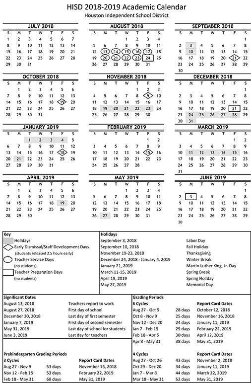 Hisd 2022 2023 Calendar Houston Isd On Twitter: "Icymi: The 2018-2019 #Hisd Academic Calendar Is  Now Available! Download And Print At Https://T.co/S3Halinxvp  Https://T.co/9C1Hfuawnp" / Twitter