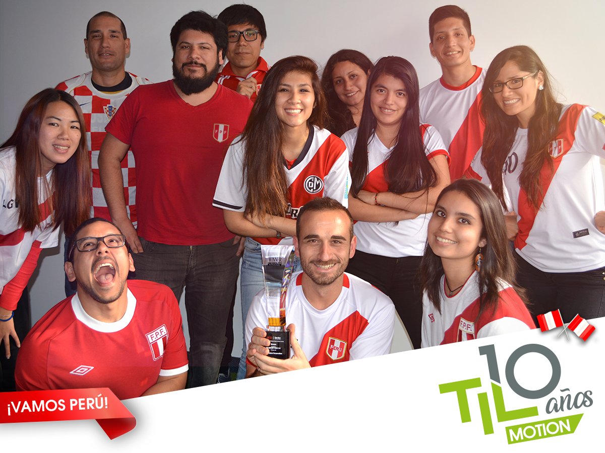 TiloMotionPeru's tweet photo. Hoy más que nunca, ¡todos somos #Perú! 🇵🇪 
¡Un solo equipo, una sola fuerza! 💪 https://t.co/L5oXBuzBZ0