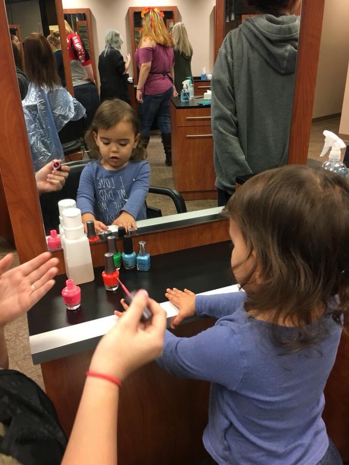 TriCoCC's tweet photo. Stylin’ and profilin’ — our Hocking Valley Day School children had their hair styled and their nails painted by our #Cosmetology students! https://t.co/4pNUc8toM3