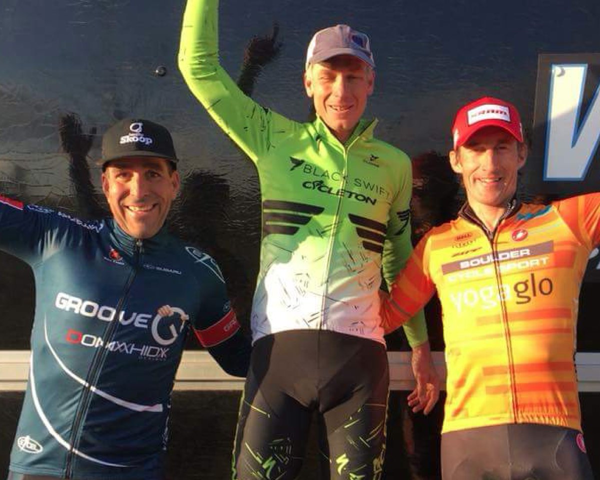 HealthySkoop's tweet photo. So proud of Skooper Chuck (On the left - in the Skoop hat!) who made it on to the podium at a local cycling race this past weekend. https://t.co/dilG3yCEXc
