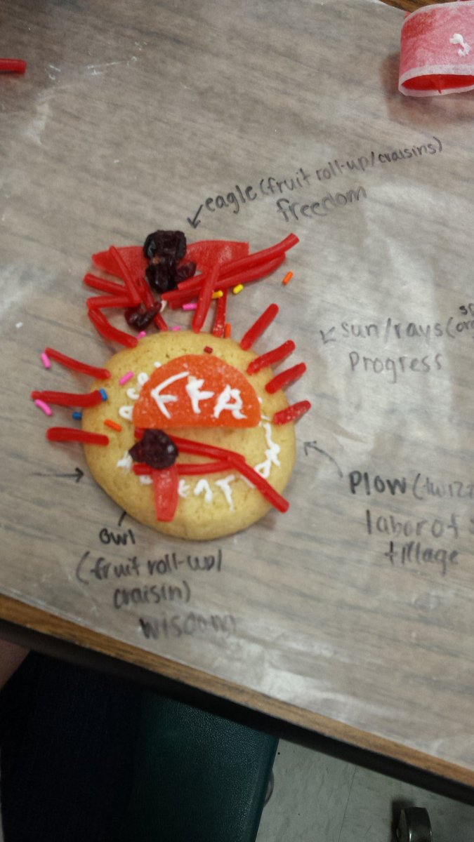 KielAgEd's tweet photo. Busy day today @KielAreaSchools learning about the meaning of the FFA emblem and how to castrate an animal! #WIAgI2 #teachag #handsonlearning https://t.co/tof44m8yv3