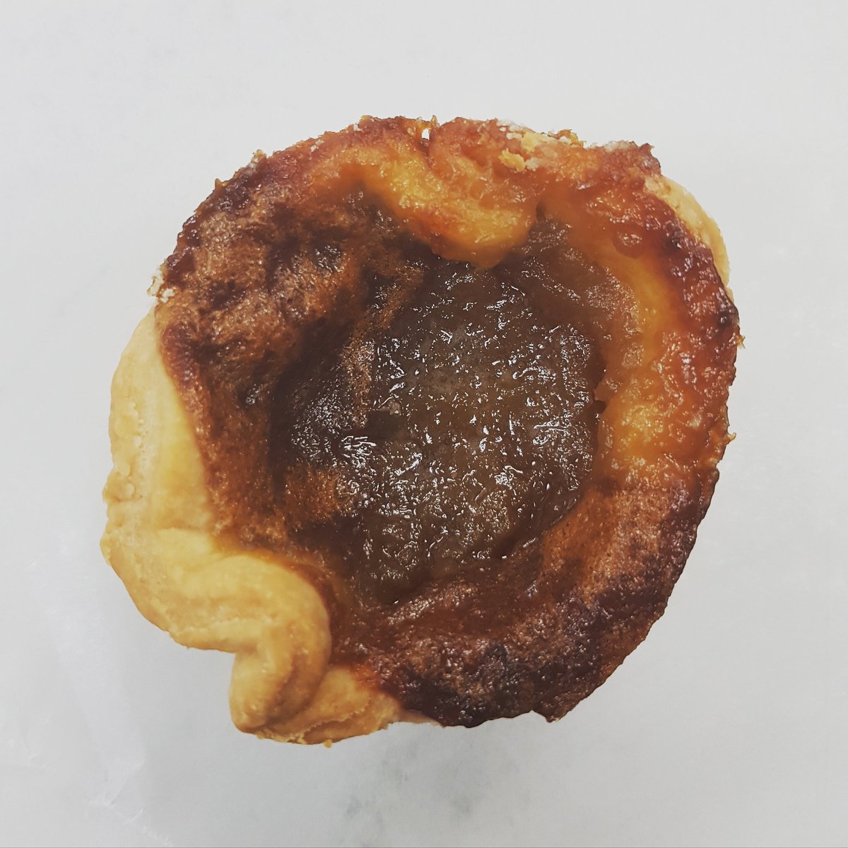 The perfect butter tart #fromscratch #oakvillebakery