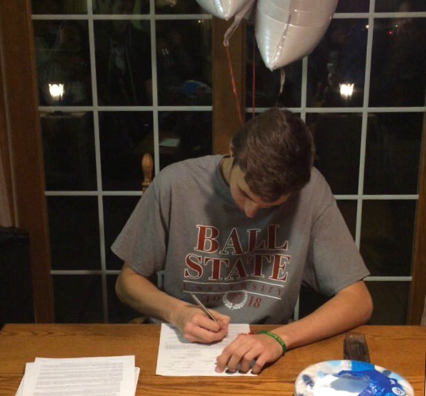 nickmartinski14's tweet photo. Extremely proud and excited to say that I have officially committed to attend Ball State University next fall and will be continuing my academic and athletic career as a cardinal! https://t.co/YpjZOvQ1ez