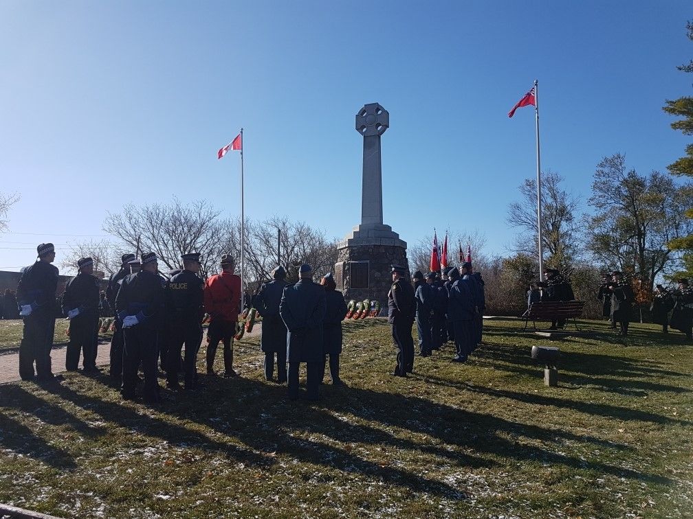 Jason Baines- Proud to have attended my local Remembrance Day ceremony this past Saturday in Alexandria ONT.  Many thanks to vets everywhere and a special Thank You to my father-in-law MWO (ret.) Pat DIRICO who marched in the parade. Lest We Forget.

#remembranceday #jlanfranco
