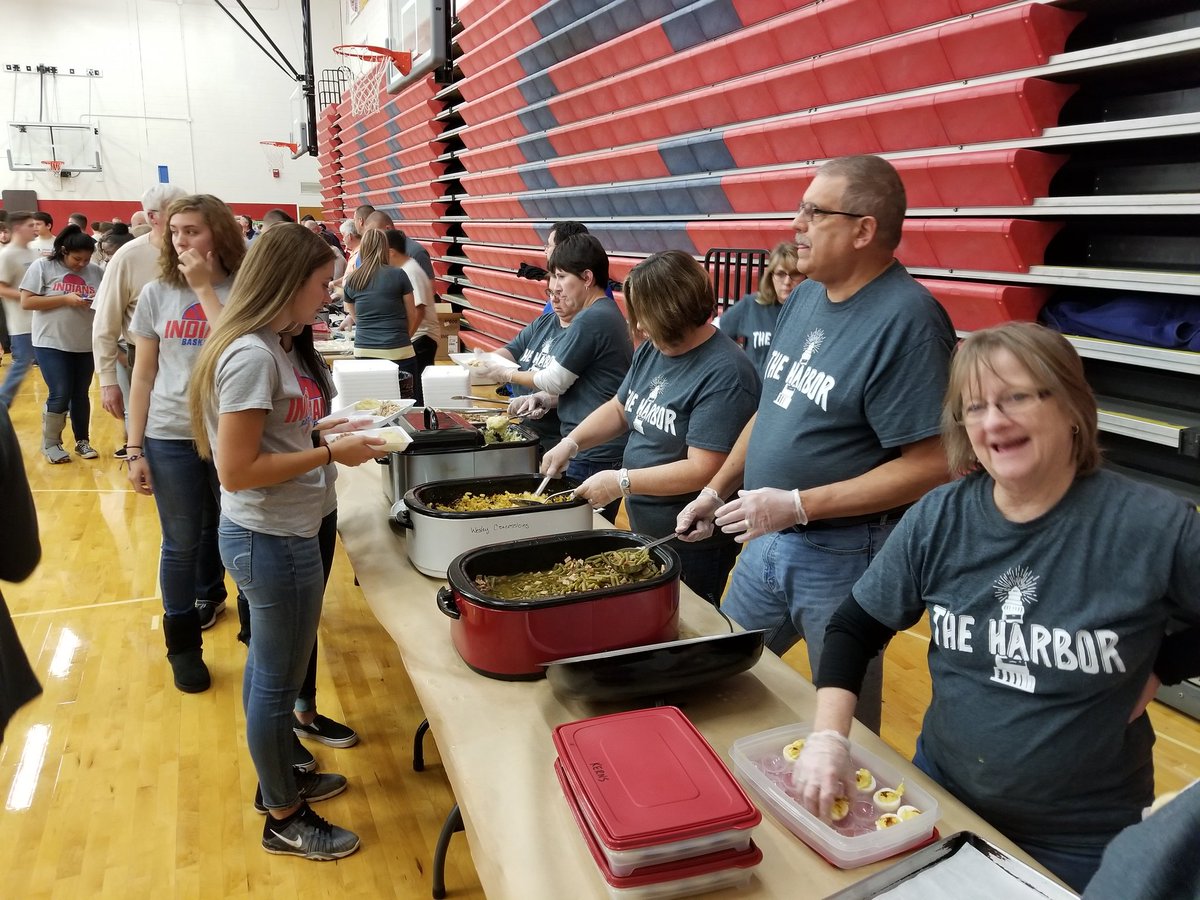 UC_Principal's tweet photo. What a night!  Community Thanksgiving with over 650 people served.  #ucpride #loveasmalltown @UC_Athletics @clintonjrandall @UCLadyIndians @RandolphEastern https://t.co/6JNpX3w4O5