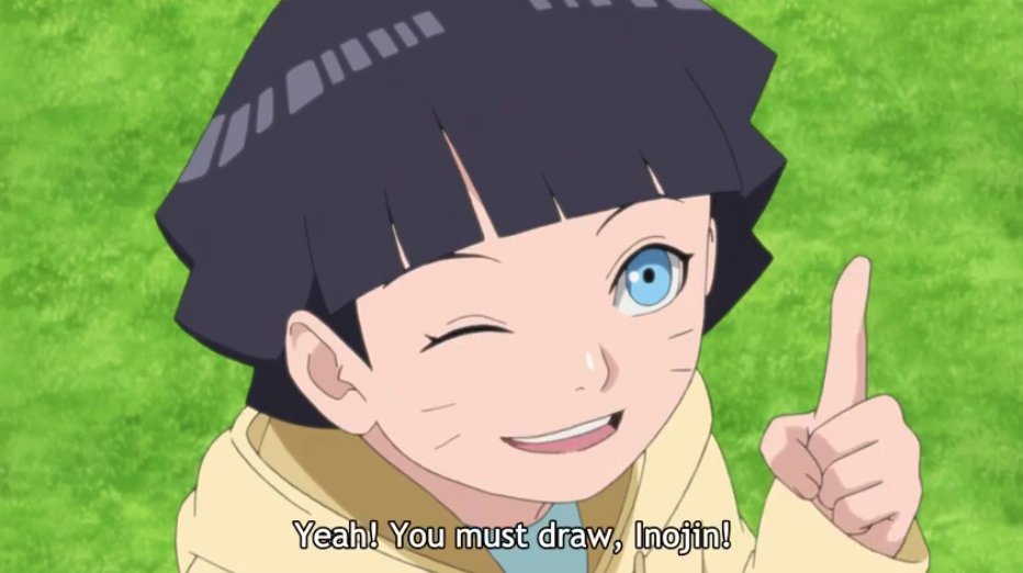 NaruHinaナルヒナ Lovers♥ on Twitter "HIMAWARI SENSEI Why is she so cute (≧∇≦) BORUTO Himawari 