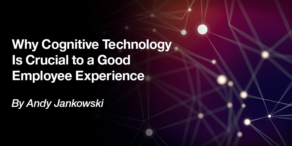 HCLDigital's tweet photo. Looking for insights on how #cognitive tools can optimize employee experience? @andyjankowski weighs in: https://t.co/9IE8Ji0OAF #WatsonWork https://t.co/QAiGbHoofm