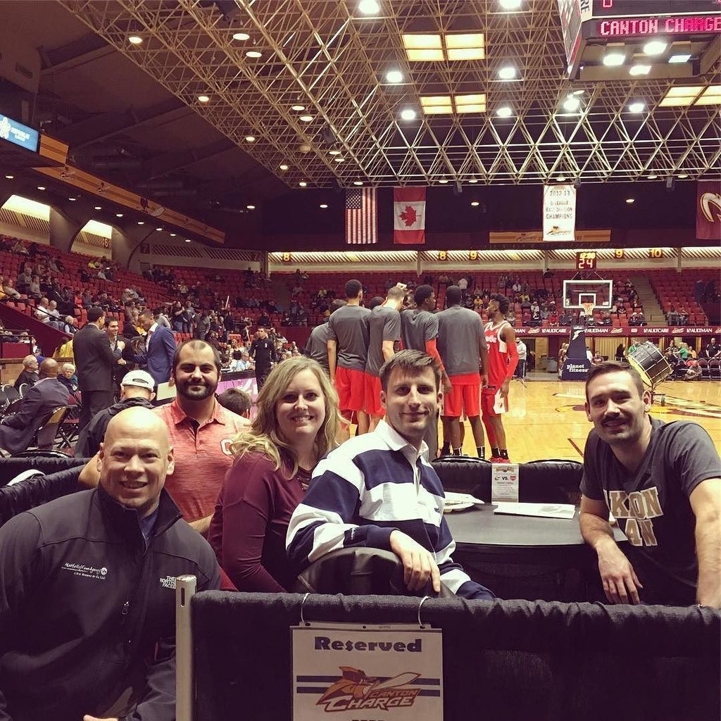 ystarkYP's tweet photo. We’re proud to be out supporting the Canton Charge at their home opener! https://t.co/dfRAQVekAx