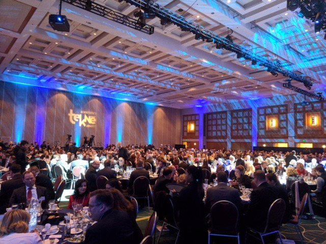 Thrilled to be at the #TekneAwards tonight!