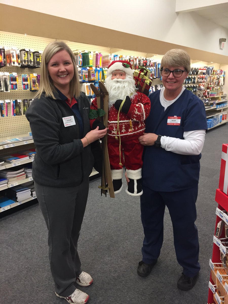 harvick_sadler's tweet photo. Happy birthday Caitlin and Michelle at 8613 in Fargo!  Great job with Holiday decorating also.  Store looks great!  #D5ROCKS https://t.co/64RSrMdnYL