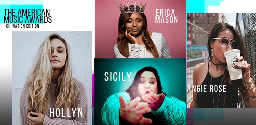 CHHNATION's tweet photo. All these amazingly talented women are our #WCWednesday ! Vote for your favorite female artist of 2017 here on #CHHNATION @SicilyRWZ @iamhollyn @EricaMasonMusic @AngieRoseMusik  #CHHAmas
https://t.co/nXI0GRyzja https://t.co/pXynkJ2fCw
