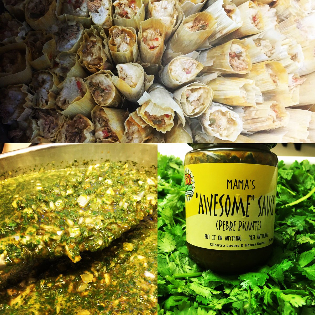 Step by step #fromscratch #tamales #awesomesauce #realfood team <a href="/Fiftypesos/">KRISTOFIR</a> busy making these beauties <a href="/ooak_toronto/">ooak_toronto</a> nov23-dec3. Come get it