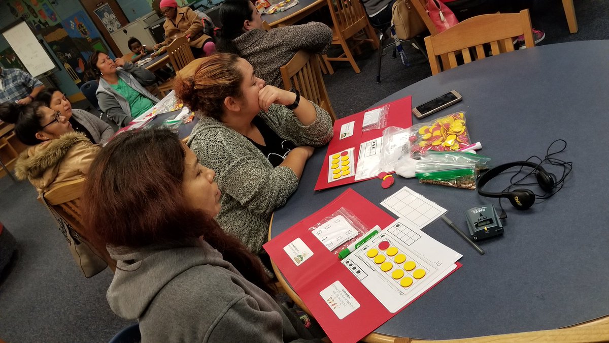 SGEMathTigers's tweet photo. ELL Family Math Night...Addition Strategies Making Ten #engagingparents #gamesinmath #mathisfun #community @AACPS_PK5Math https://t.co/bGshrZm9vu