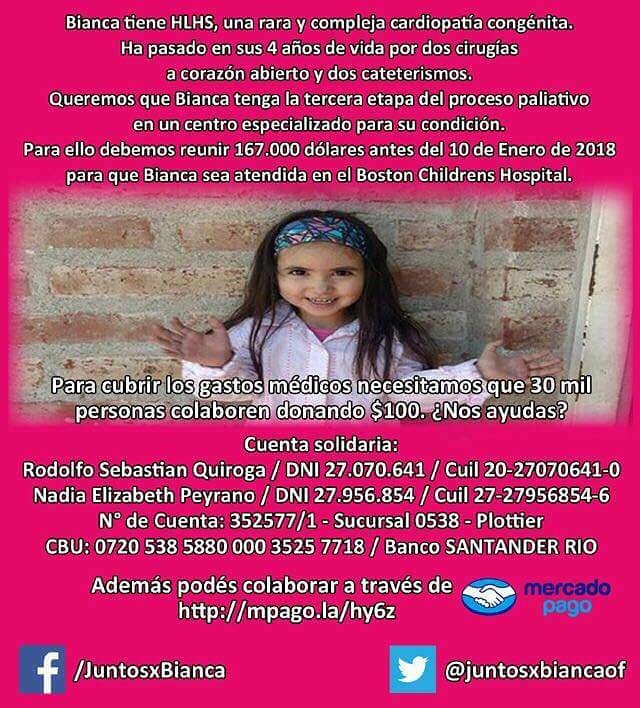 gisesarachh's tweet photo. DIFUNDIR POR FAVOR 👉 No es ninguna cadena, es la sobrina de un gran amigo y hoy necesitan una mano! Los ayudemos entre todos!!! https://t.co/Ntb8TN7VKc