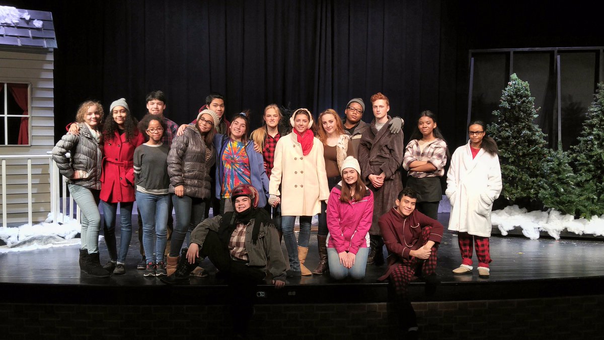 Meadewayoffbway's tweet photo. Meet the townsfolk of Almost, Maine!  Join us for our performances this Thursday, Friday, and Saturday.  Showtimes are at 7:00pm and tickets are $10 at the door.  Hope to see you there! https://t.co/R3ZX4F1q9J
