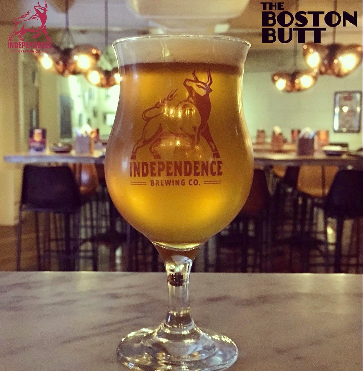 IndeBrewCo's tweet photo. Independence Brewing Co., #craftbeers now pouring @TheBostonButt 
If you are in town, do head over and check them out!
#independencefromboringbeers https://t.co/cAdL0vNrN8