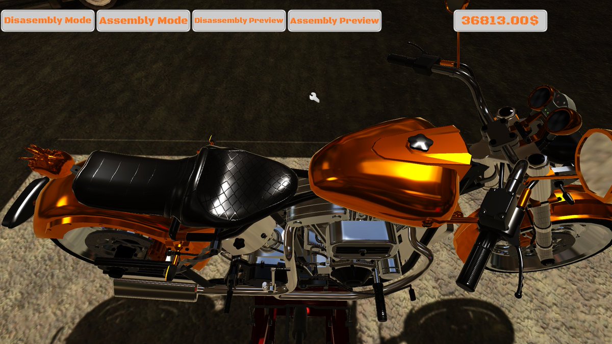 Dev4playCom's tweet photo. Motorbike Garage Mechanic Simulator. Fuliful your dreams and become a real mechanic! @GameDev4Life @RetweetIndie @IFMU_Gaming #indiedev #Gaming #motorcycle #Simulation https://t.co/AhHtGDWhCx