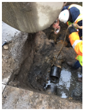 AMConstruction4's tweet image. 8" main repair with old service 4" service being removed for building demolition