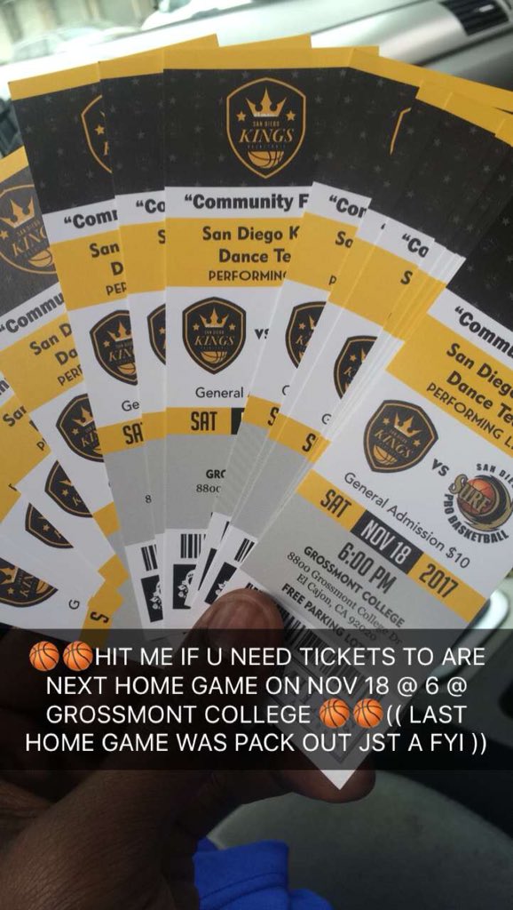 MrFelix5's tweet photo. โโWE LIVE BBAABBYYโโ NOV 18 @ 6 @ Grossmont College
(( HIT ME IF YOU NEED THOSE TICKETS!!!)) @sdkings_aba #BallIsLIFE #SDBASKETBALL #619 https://t.co/tr3UZXcOFI