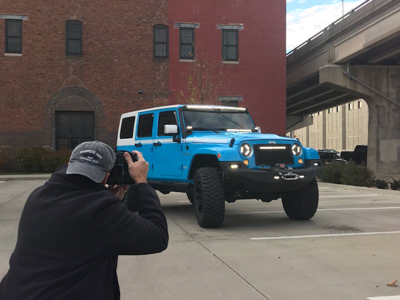 Putco_Inc's tweet photo. Getting some beauty shots of our SEMA Jeep! #behindthescenes #putco #putcoled #jeeplife https://t.co/Z04Syiq3VK