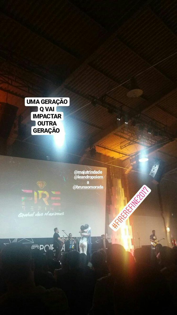 fraangarciaa_'s tweet photo. #firerefine2017
@majutrindade
@LeandroPoiema
Uma geração que vai impactar outra geração!!! SHEY https://t.co/fAM9rr2Ow4