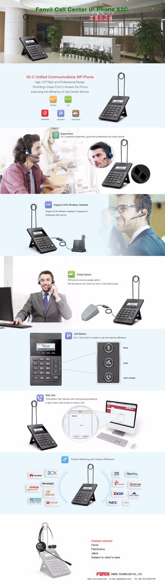 Fanvil_SEA's tweet photo. X2C born for call center business, professional and delicate, from Fanvil. Welcome to contact us for more https://t.co/ZyzXcCi6kp