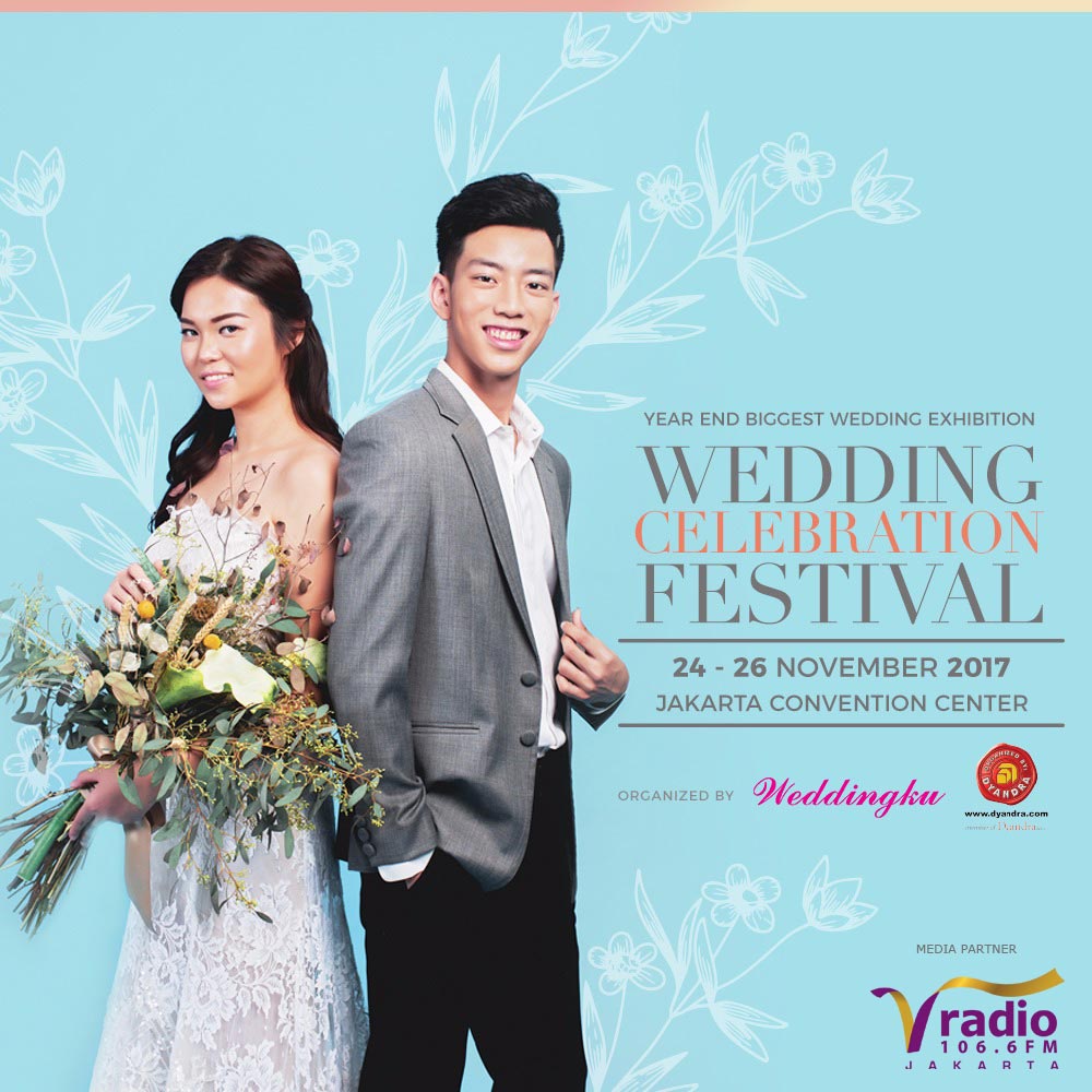 vradiofm's tweet photo. @weddingku bekerja sama dengan Radyatama kembali menggelar Wedding Celebration Festival 2017, acara wedding festival terbesar & terlengkap di akhir tahun ini. Tanggal 24-26 November 2017 di JCC.
@DyandraPromo #WCF2017 #Weddingku #Dyandrapromosindo #wedding #exhibition https://t.co/KWi66cwtha