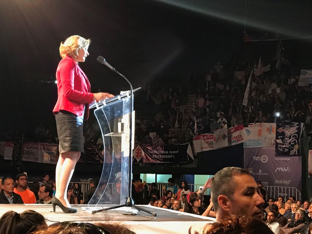PDCMelipilla's tweet photo. Fuerte y claro, la política del futuro la entregara Carolina Goic. #etica #Vota1 @canal16telemel @RadioPrensa @Canal10_prensa https://t.co/MbB7zy1b0n