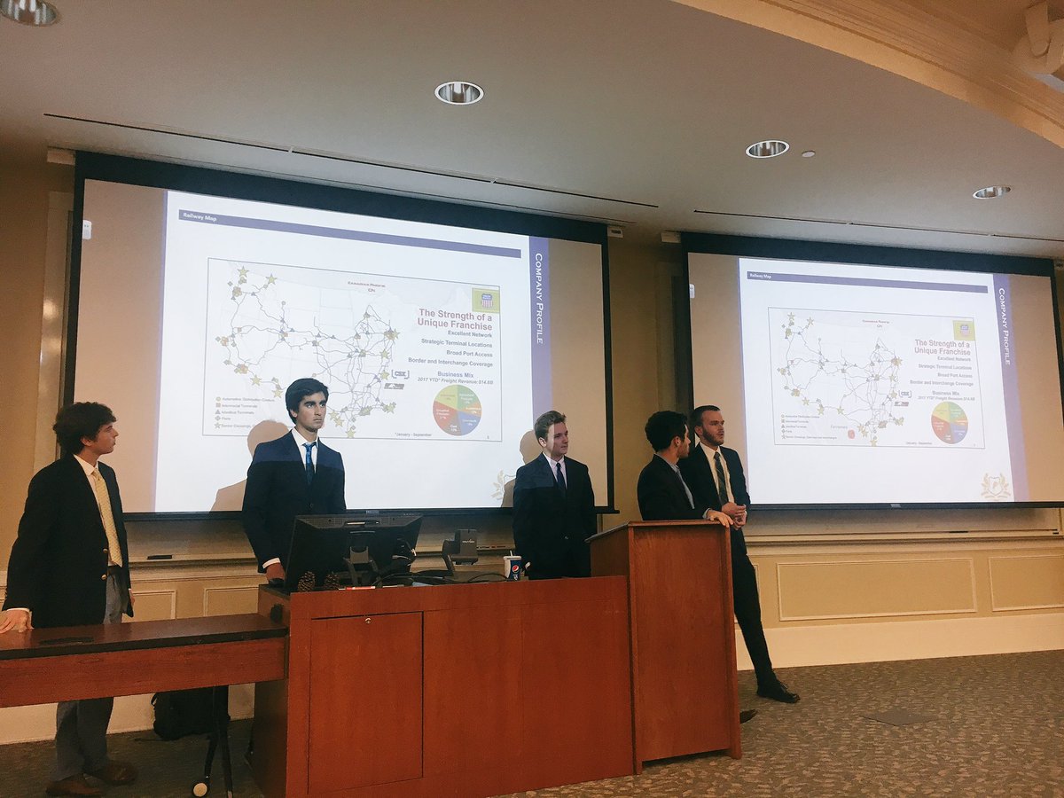 CEEFund's tweet photo. Another great pitch from the Investment Team tonight on @UnionPacific Great Job Team!! $UNP #InvestInEducation #CEEFund #CNU https://t.co/9Go5woGSRi