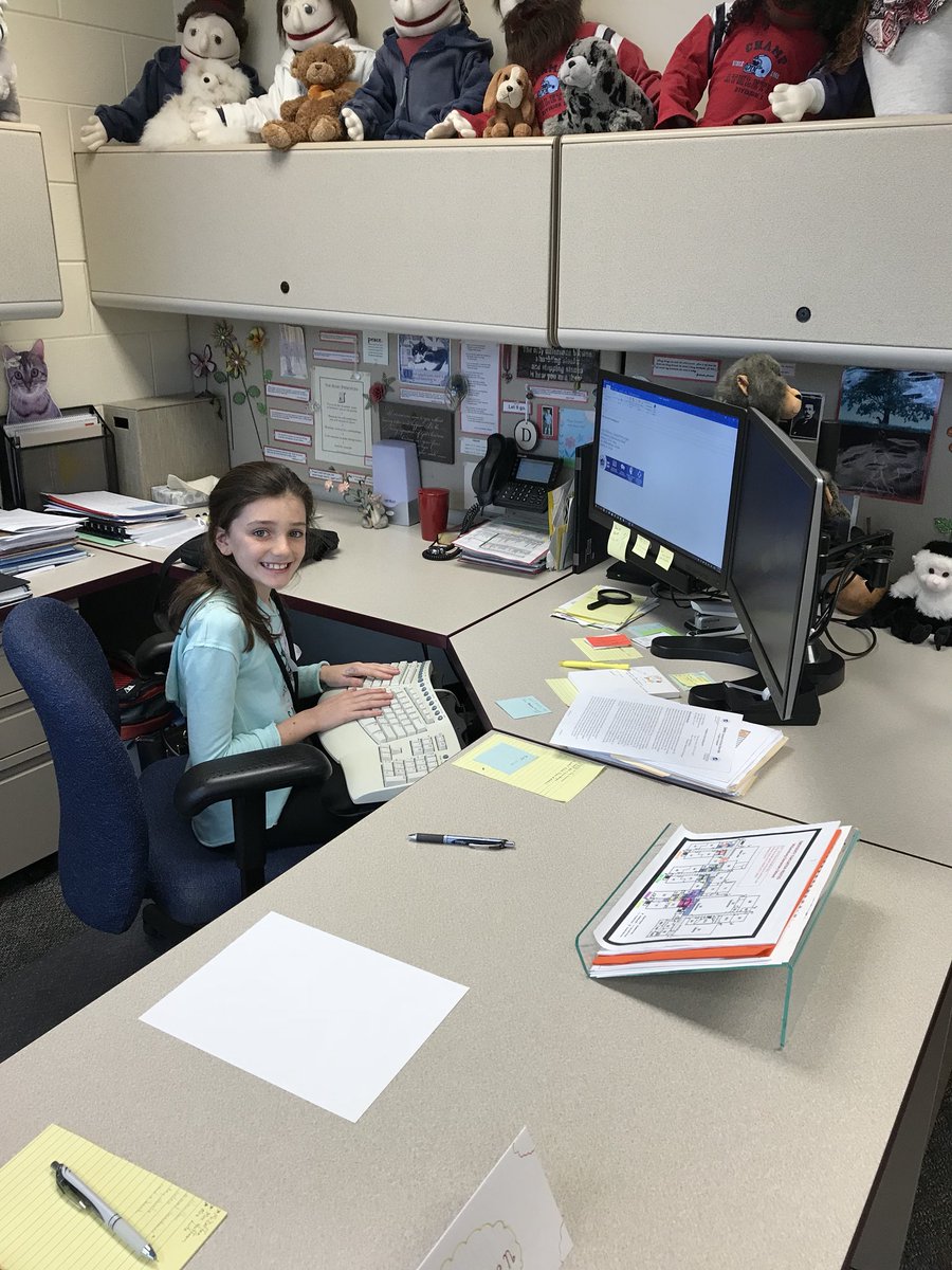 Ms. Ava Mehren served as our “Student Principal” today and did a great job!