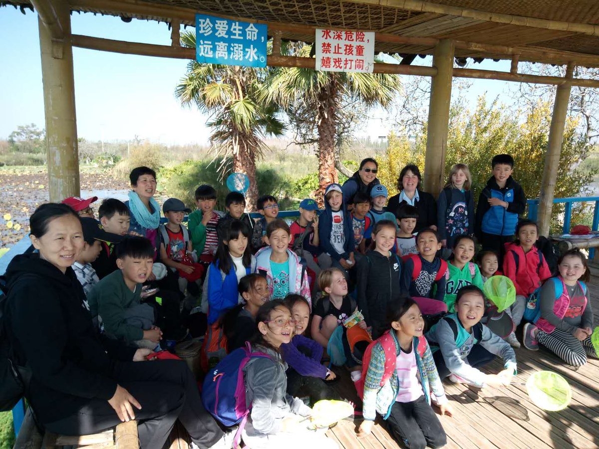 KIAkunming's tweet photo. The 3rd grade class recently  went to the wetlands on a field trip! It was a great learning experience! #networknovember #nicsschools #kunminginternationalacademy #nicscommunity #nicsgrateful https://t.co/qTh6TB8pNu