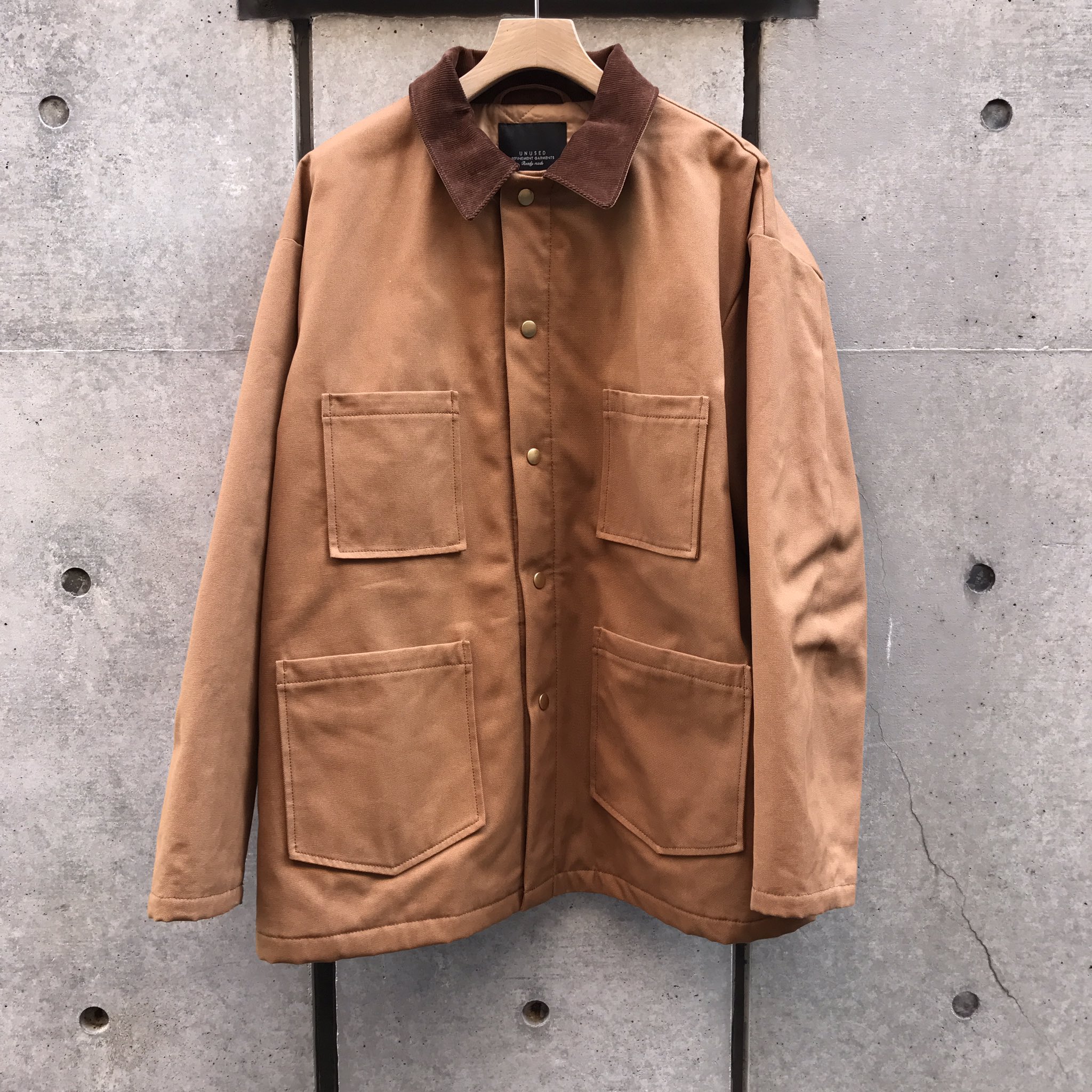 UNUSED US1317 ダックジャケットカバーオール UNUSED ダックジャケット カバーオール US1317 1LDK 三好着用