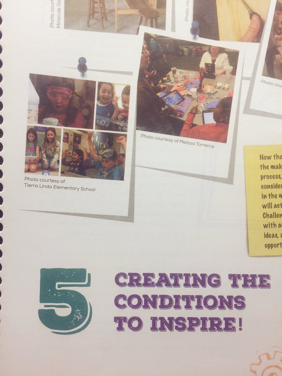 AlexanderTLS's tweet photo. Excited &amp; proud to see @TLSHawks  @PVSDCamarillo in the new @LFlemingEDU book! Thank you for including us in your book - The Kickstart Guide to Making Great Makerspaces. These photos came from the school @makerfaire, PTA Science Night &amp; classes in the Makerspace. https://t.co/qUgUR3xDwQ