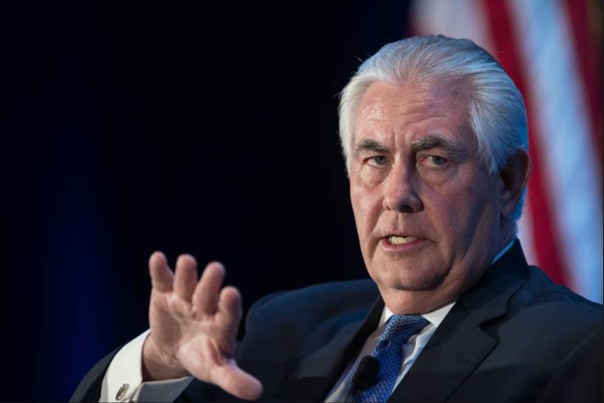 Secretary of State Rex Tillerson is Karl Stromberg.