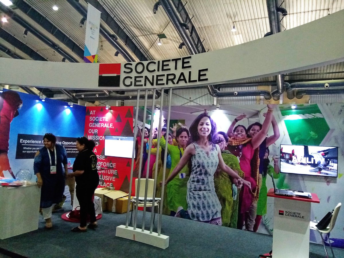 The #SGGSC stall at #gracehopper conference #bangalore