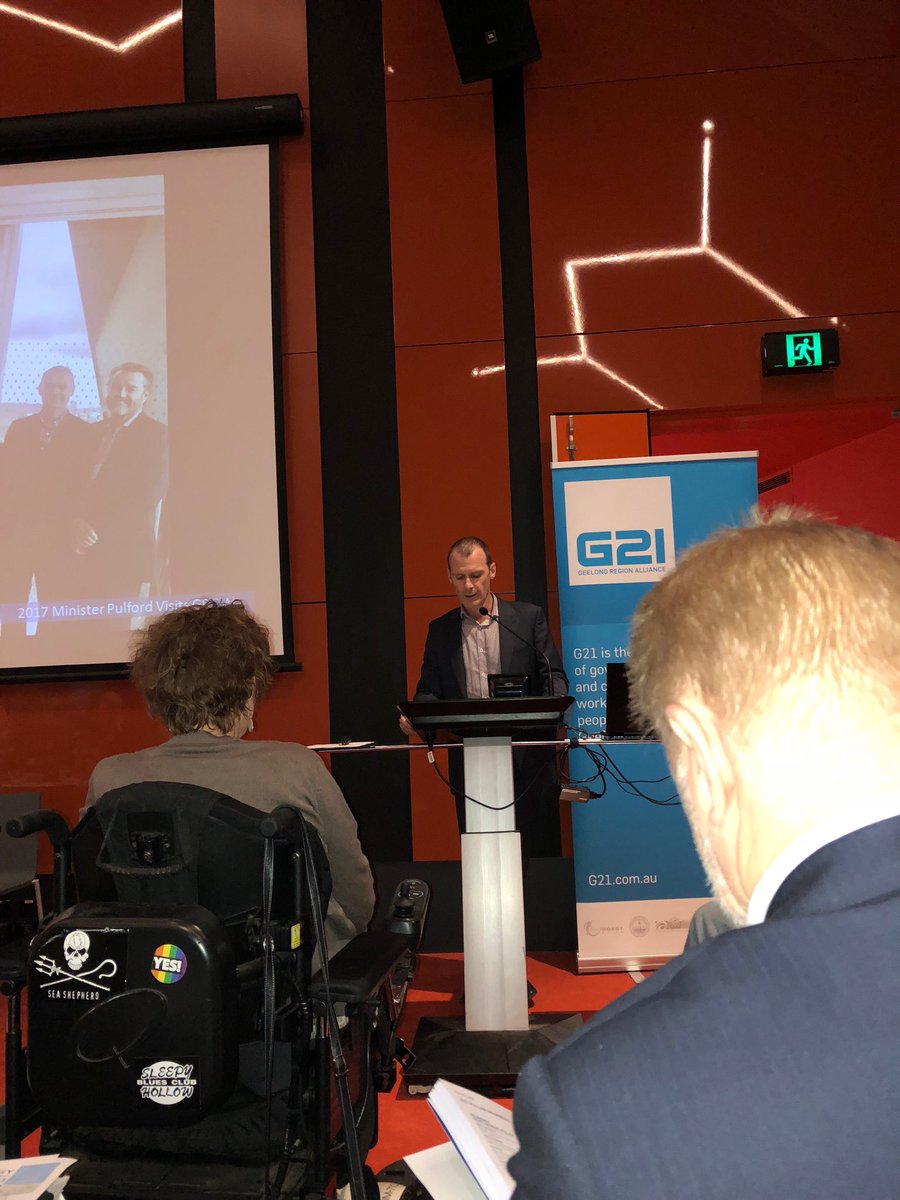 jlaneJanice's tweet photo. Bill Mithen opening the G21 AGM tonight - another big year! https://t.co/u0FAkQtaI2