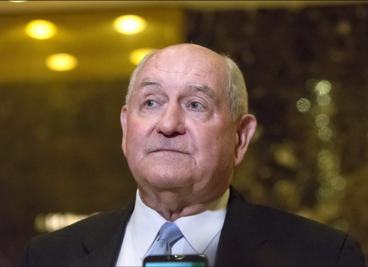 Secretary of Agriculture Sonny Perdue is Ernst Stavro Blofeld