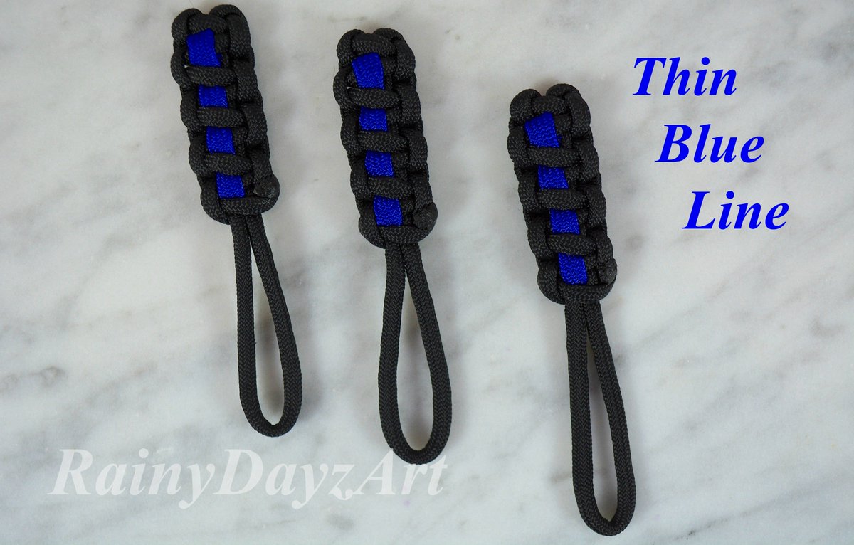 LisaTelquist's tweet photo. Thin Blue Line Zipper Pulls https://t.co/FM2vrbNExM #Etsy #ParacordZipperPulls #HandmadeZipperPulls #BlueLineZipperPulls #PurseZipperPull #GymBagZipperPull #LuggageZipperPull #ThinBlueLine #BackTheBlue #FirstResponderGift #PoliceZipperPull https://t.co/OfemAXufwW