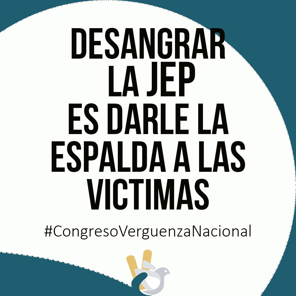 VoluntariadoPaz's tweet photo. #CongresoVerguenzaNacional Resulta incomprensible que sea el Congreso de la Paz el que decida hacer trizas los acuerdos. Más que nunca necesitamos de toda su Voluntad de Paz. https://t.co/Gt5uOsVcuk