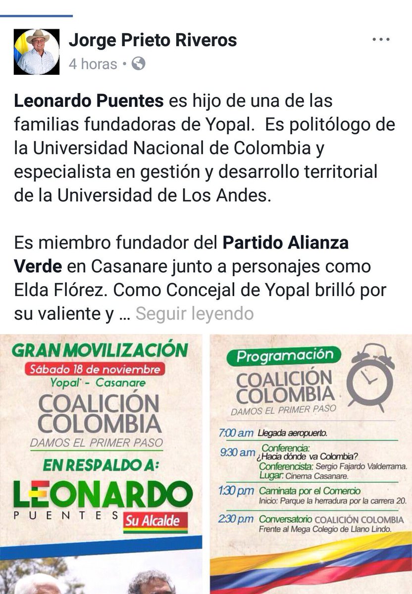 felipecriollito's tweet photo. Tengo Dudas sobre Apreciasiones de Senador Prieto. Los Puentes(Alvaro,Rodolfo,Diana-Aurora) Los Perez(Negro,MiguelAngel) Los Vargas(Julietica y etc) Son Familias Fundadoras de Yopal?No son de Susacon? LEO,EldaFlorez Fundadores PartidoVerde? Prieto y familia no son + de lo mismo? https://t.co/UsK9DhUcfn
