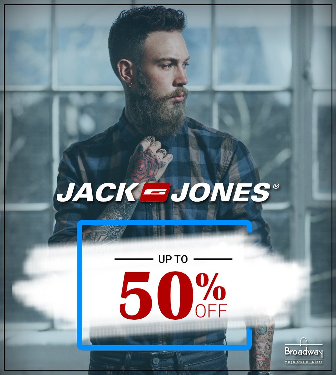 BroadwayRetail's tweet photo. .Fashion is An Inescapable Way Of #Life.🤗🤗
#JACKnJONES Offers
UPTO 50% OFF 

#MegaOutlet #Shopperholics #BroadwayRetail #FashionAddict https://t.co/Rm9w5hZoUN