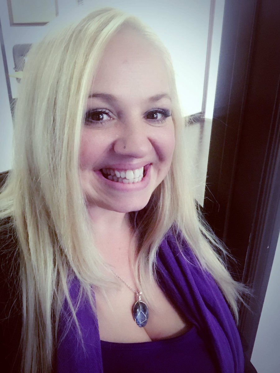 CrystalLClark6's tweet photo. Wearing Purple to support those who have suffered from Abuse. #globalgirlsoshawa #MeToo #NoMore https://t.co/JwF7SXW36R