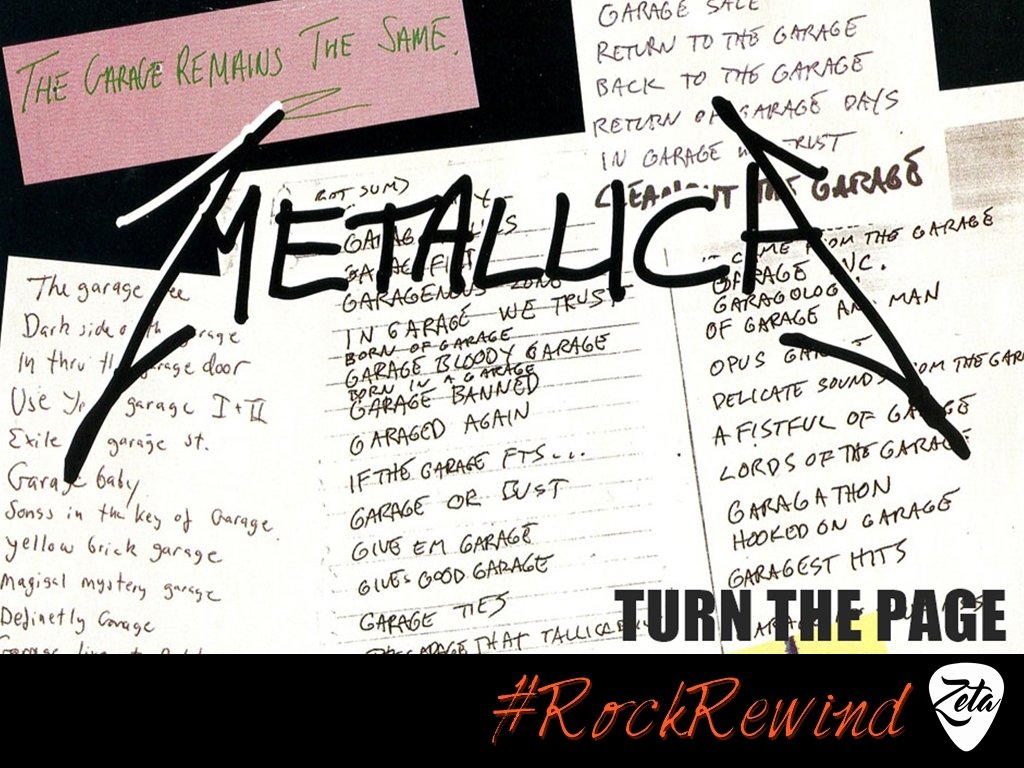 #RockRewind 16 de noviembre de 1998
Metallica publica el single llamado “Turn the Page”. Con la canción alcanzaron el puesto #1 en del Mainstream Rock Tracks de Billboard durante 11 semanas consecutivas, siendo el mayor número de semanas que Metallica ha estado en el 1° puesto